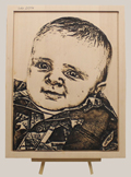 gravure portrait en bois